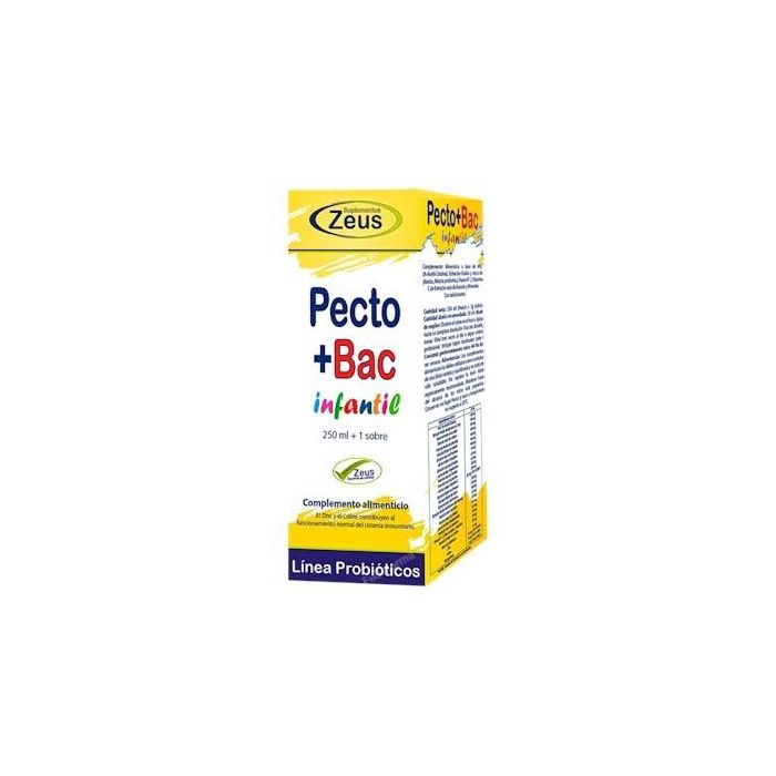 ZEUS Pecto+Bac Infantil 250 Ml+1 Sbrs