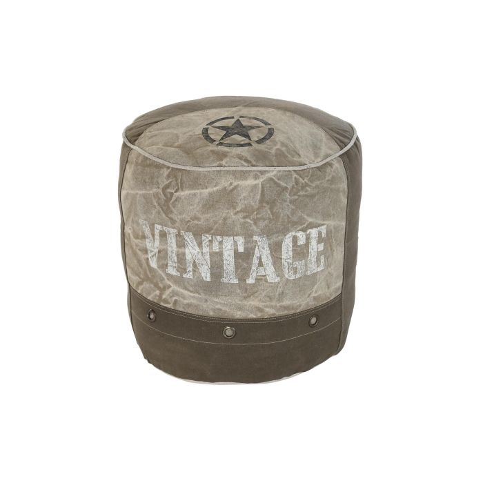 DKD Home Decor Cojín Suelo Vintage 1993 Gris 44 x 44 x 44 cm 2