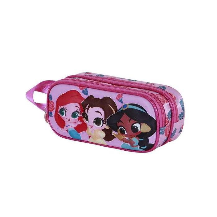 Karactermania Estuche Portatodo Doble 3D Princesas Disney Flowers Rosa Poliéster EVA 2 Compartimentos 22 x 8 x 10 cm 1 Karactermania Estuche Portatodo Doble 3D Princesas Disney Flowers Rosa Poliéster EVA 2 Compartimentos 22 x 8 x 10 cm 1