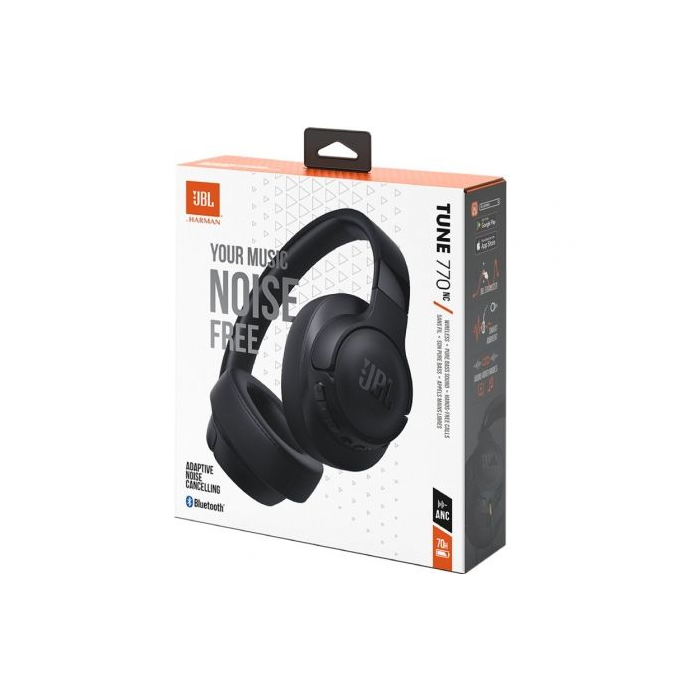Auriculares Inalámbricos JBL Tune 770NC/ con Micrófono/ Bluetooth/ Negros 4 Auriculares Inalámbricos JBL Tune 770NC/ con Micrófono/ Bluetooth/ Negros 4