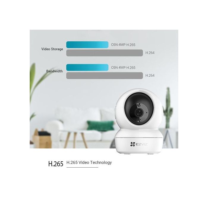 EZVIZ C6N Cámara de Seguridad IP Interior 4MP Esférica Giro 360° 2560 x 1440 Pixeles CS-C6N-D0-8B4WF 9