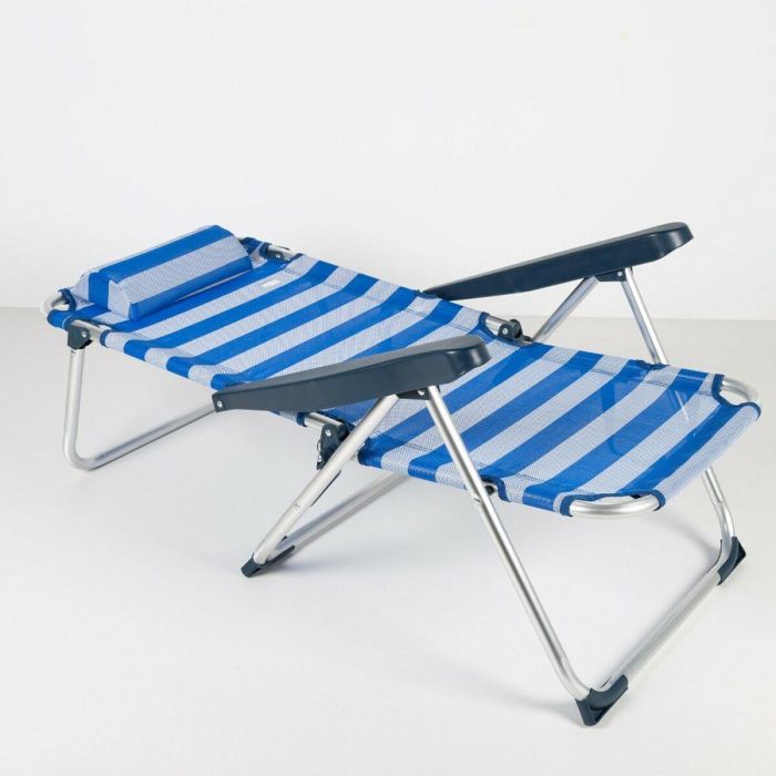 Silla Plegable Aktive A rayas 48 x 90 x 60 cm (2 Unidades) 2 Silla Plegable Aktive A rayas 48 x 90 x 60 cm (2 Unidades) 2