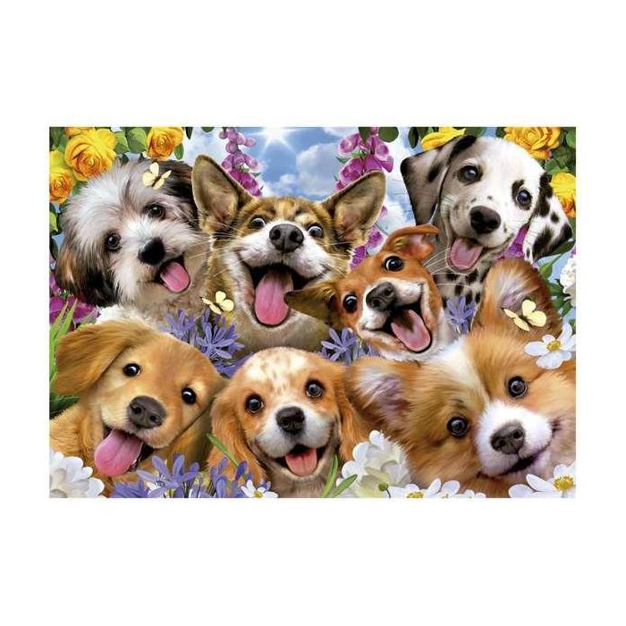 Puzzle 1000 piezas selfie de perritos 1 Puzzle 1000 piezas selfie de perritos 1
