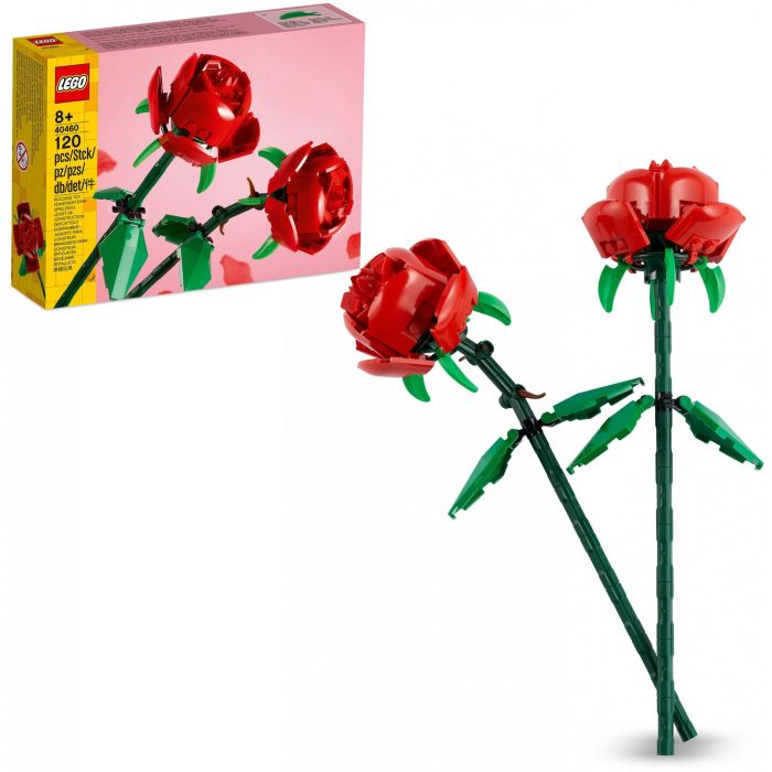LEGO 40460 Rosas, Set de Flores Artificiales para Niñas y Niños a Partir de 8 Años, Decoración del Hogar 7