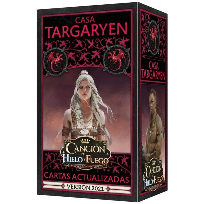 Cancion de Hielo y Fuego Targaryen Cartas de Facción y Misión Juego de Miniaturas Juego de Mesa