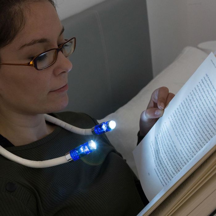 Luz LED de Lectura para Cuello Nereled InnovaGoods 7 Luz LED de Lectura para Cuello Nereled InnovaGoods 7