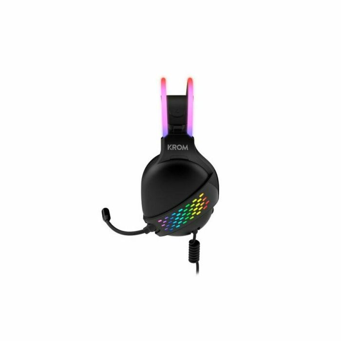 Auriculares con Micrófono Krom Klaim Negro 17 Auriculares con Micrófono Krom Klaim Negro 17