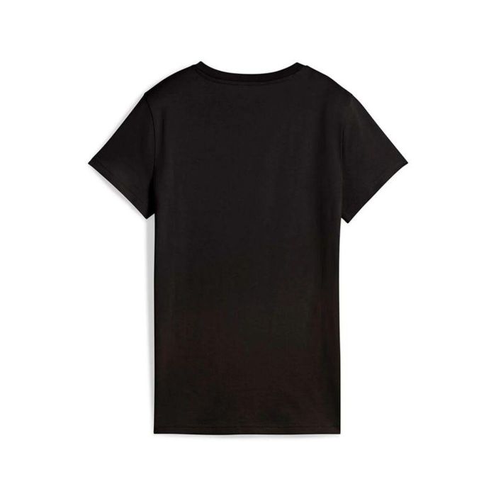 Camiseta de Manga Corta Mujer Puma Essentials Elevated Negro 10-12 Años 3