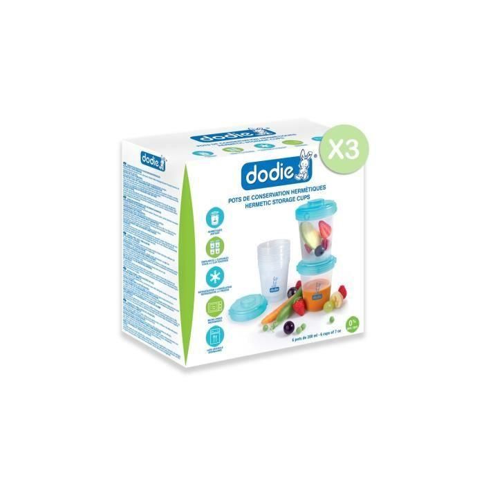 DODIE Juego de 18 tarros de comida 1 DODIE Juego de 18 tarros de comida 1