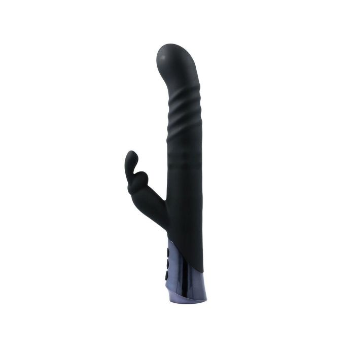 Vibrador Doble Estimulación Virgite Plateado 3 Vibrador Doble Estimulación Virgite Plateado 3
