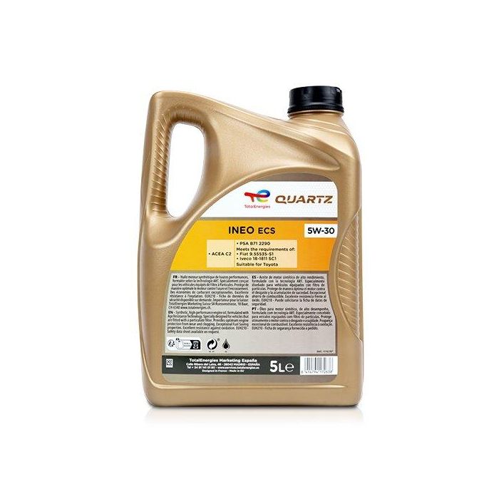 Total ACTOINECS5W305L Aceite Motor Ineo Ecs C2 5W30 5L Cs3 1 Total ACTOINECS5W305L Aceite Motor Ineo Ecs C2 5W30 5L Cs3 1