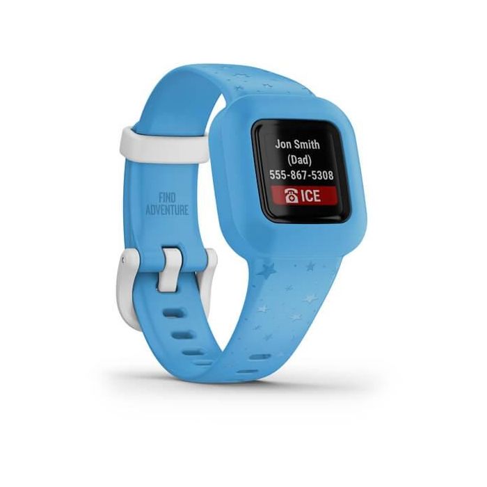 Garmin vivofit jr. 3 Stars Blue Reloj inteligente para niños resistente al agua con pantalla a color 5