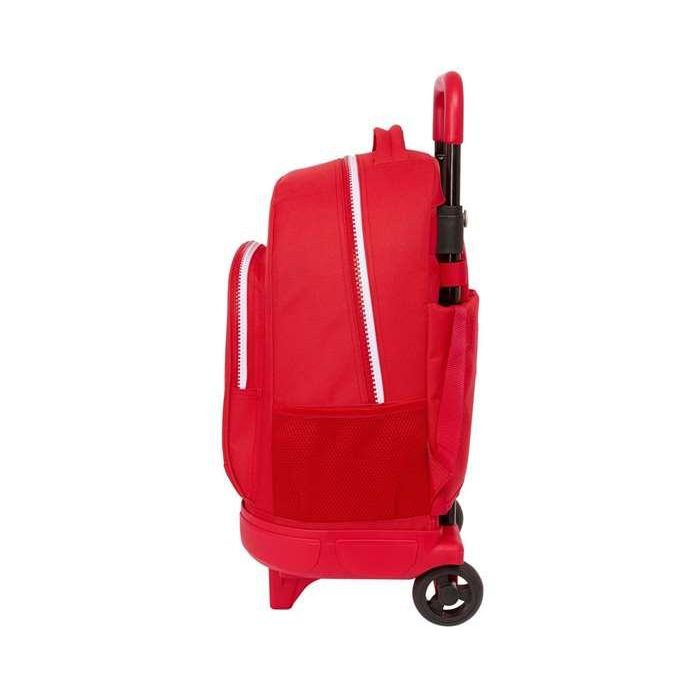 Mochila Escolar con Ruedas Sevilla Fútbol Club Rojo 33 x 45 x 22 cm 2