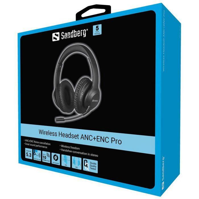 Sandberg Wireless Headset ANC+ENC Pro 8 Sandberg Wireless Headset ANC+ENC Pro 8