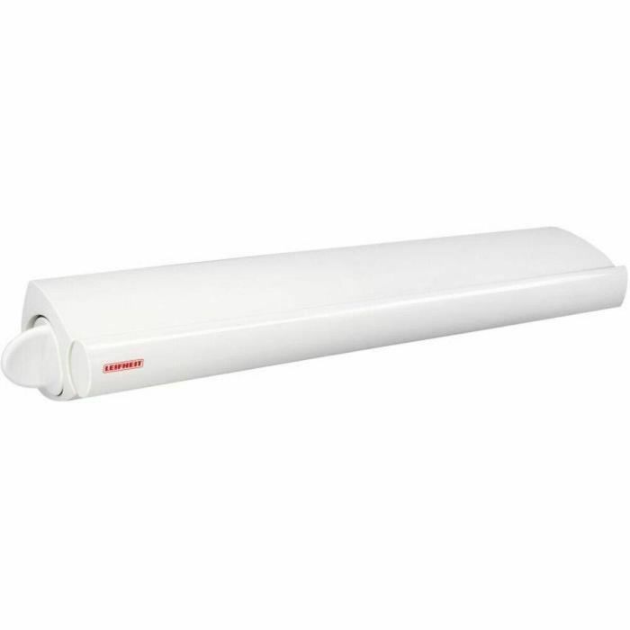 Leifheit Secador de pared ROLLFIX - Tendedero retráctil 21 metros, 5 cables extensibles 4.2m, bobinado automático, Blanco 2