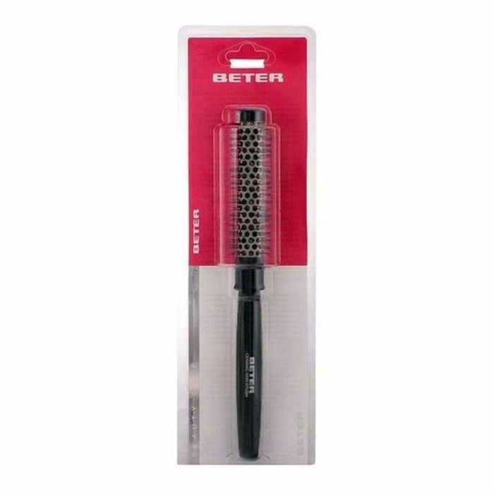 Beter Cepillo Térmico de Cerámica 43 mm para pelo, moldea y seca con calor uniforme, acabado profesional y duradero, 1 unidad