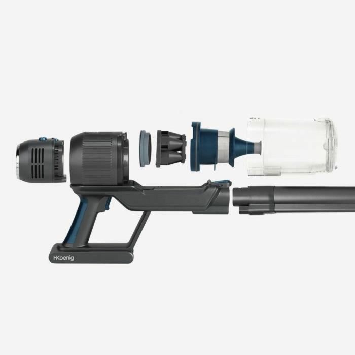 Hkoenig PowerFlex+ UPX26 - 2 en 1 Wireless 220W Broom Aspiradora - Plegable - Autónomo hasta 40 min - Luz - 3 potencias 5 Hkoenig PowerFlex+ UPX26 - 2 en 1 Wireless 220W Broom Aspiradora - Plegable - Autónomo hasta 40 min - Luz - 3 potencias 5