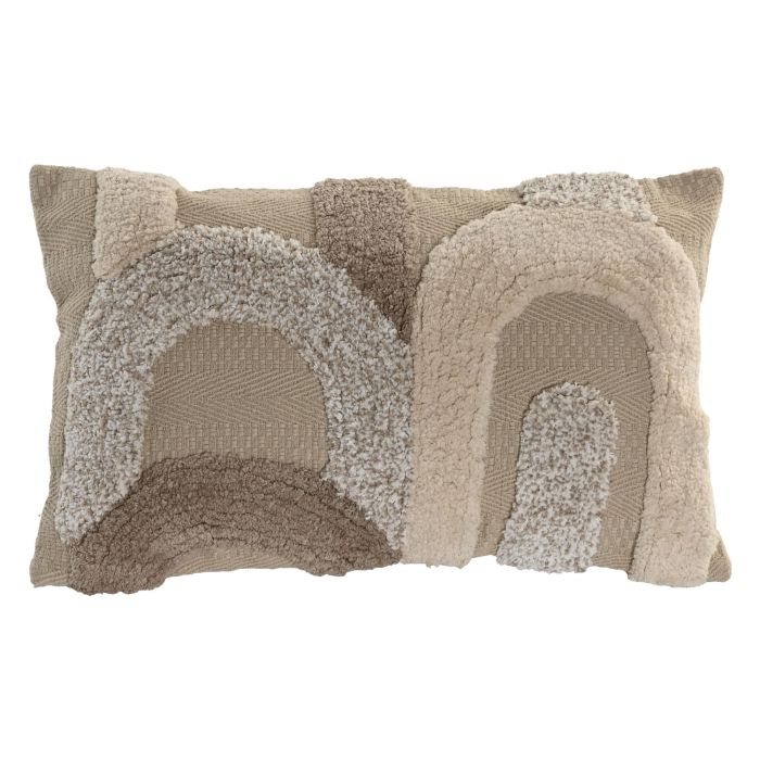 Cojin Boho DKD Home Decor Beige 30 x 50 cm (2 Unidades) 0 Cojin Boho DKD Home Decor Beige 30 x 50 cm (2 Unidades) 0