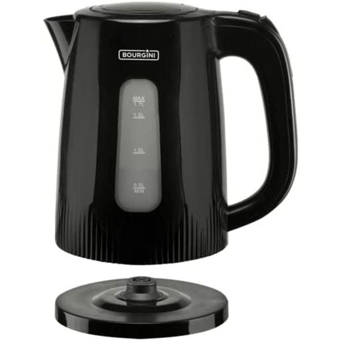 Hervidor y Tetera Eléctrica Bourgini 230016 Negro 2200 W 1,7 L 1 Hervidor y Tetera Eléctrica Bourgini 230016 Negro 2200 W 1,7 L 1