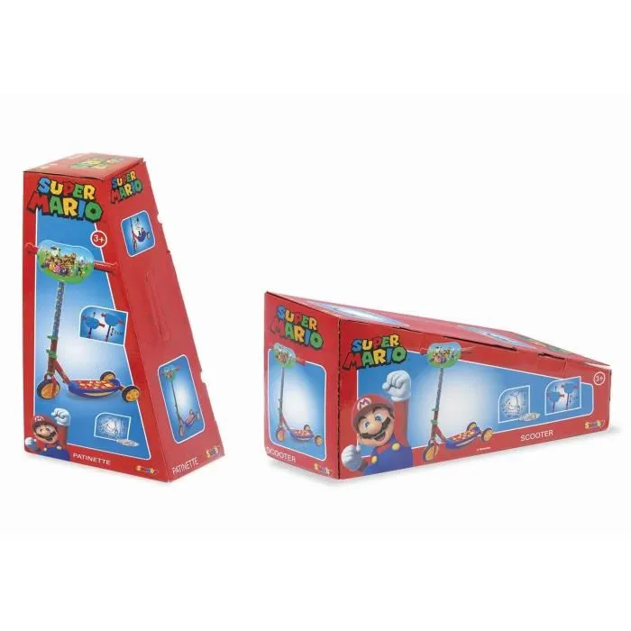 Smoby Patinete Super Mario 3 Ruedas Silenciosas Estructura Metal Manejo Ajustable SMO750907 1