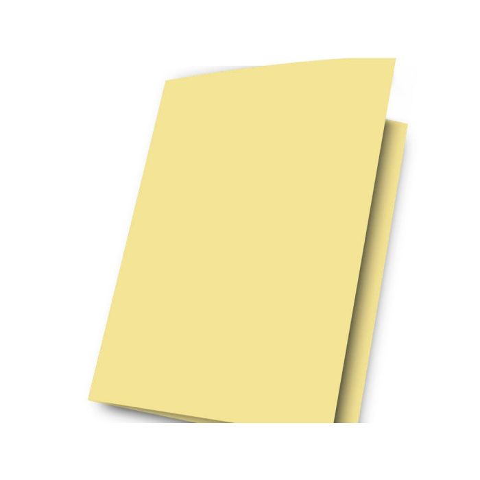 Gio Subcarpeta Simple Cartulina Folio 180 gr Amarillo Pastel -50U- 2