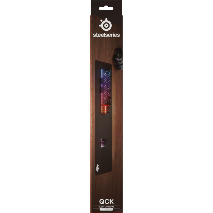 SteelSeries STE1717872076704 Alfombrilla Gaming QcK XXL, superficie microtejida, 900x400x2mm, Negro 17 SteelSeries STE1717872076704 Alfombrilla Gaming QcK XXL, superficie microtejida, 900x400x2mm, Negro 17