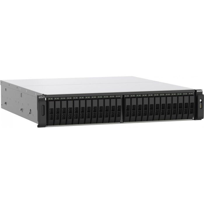 QNAP TS-h2490FU-7302P-128G NAS all-flash 24-Bay AMD EPYC 7302P NVMe Gen3x4 128GB RAM 2x2.5GbE LAN 4x25GbE SFP28 2
