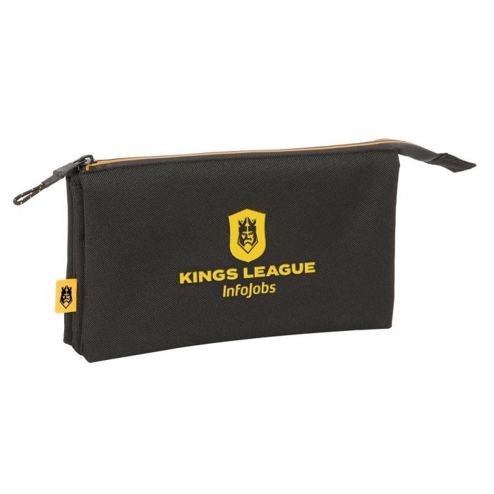 Bolso Escolar Portatodo Safta Triple Kings League School Collection 120x220x30 mm