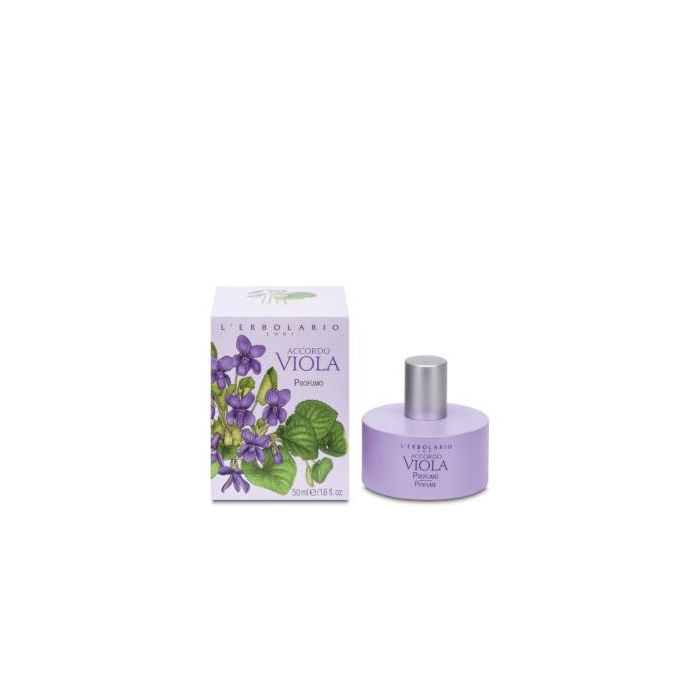 L'ERBOLARIO Accordo Violeta Perfume para mujer, fragancia floral delicada con toques de violeta 50ml