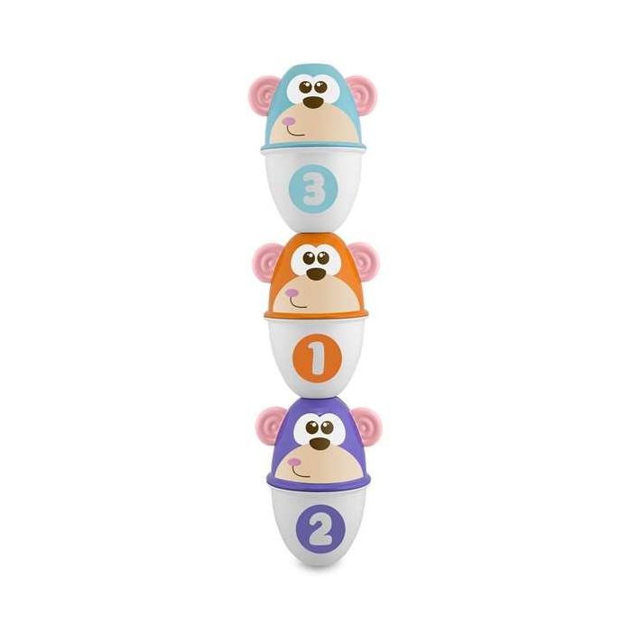 Juego de bolos animales con pelota 11x15x9 cm 4