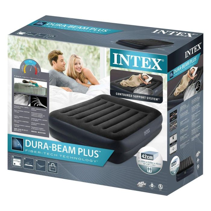 Cama Hinchable Intex Dura-Beam Basic Queen Interior/Exterior (152 x 203 x 42 cm) 1