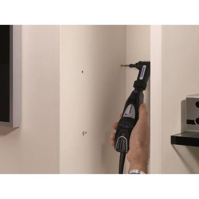 Dremel 575 Transmisión en Ángulo 45° para Herramientas Multiusos, Acoplamiento Rápido 12 Posiciones, Mayor Durabilidad 1