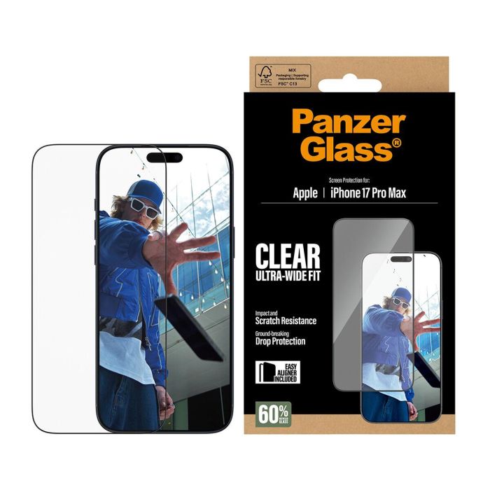 Protector de Pantalla Panzer Glass PG66497 Apple iPhone 17 Pro Max 4 Protector de Pantalla Panzer Glass PG66497 Apple iPhone 17 Pro Max 4