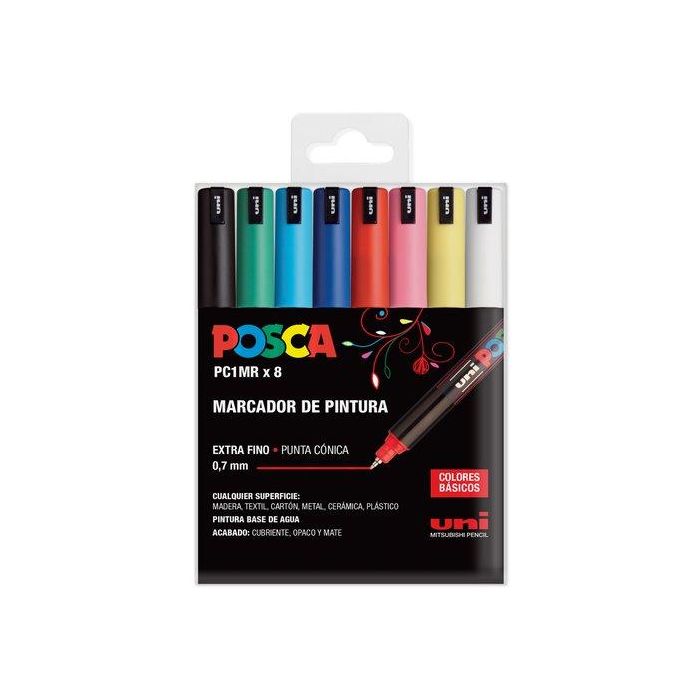 POSCA Estuche Basic Marcador Pc-1Mr-8C -8U-
