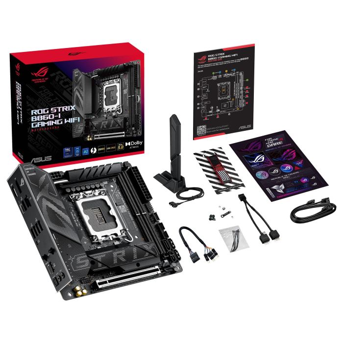 ASUS ROG STRIX B860-I GAMING WiFi Placa Base Intel B860 LGA 1851 Mini ITX con Wi-Fi 7 2