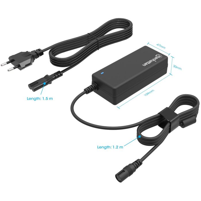 MANHATTAN Laptop-Netzteil 65W AC 9 Stecker 5