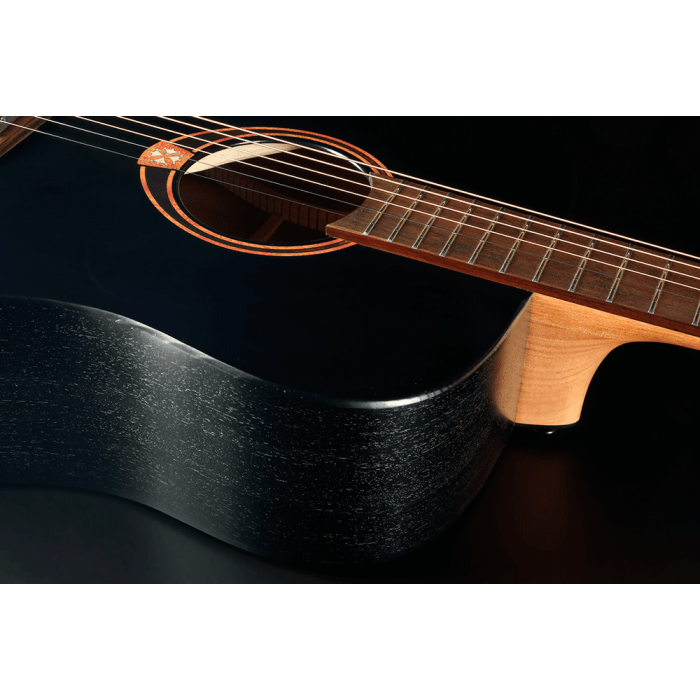 Guitarra Acústica Lâg Dreadnought Tramonatane 70 - Negro Satinado 5 Guitarra Acústica Lâg Dreadnought Tramonatane 70 - Negro Satinado 5