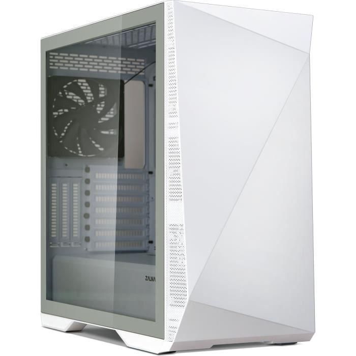 Carcasa para PC - ZALMAN - Z9 Iceberg - Carcasa sin fuente de alimentación - Torre mediana - Formato E-ATX - Blanco (Z9ICEBERG-WH)