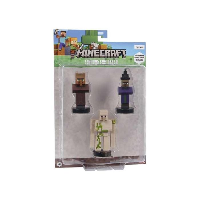 Figura minecraft pack de 3 figuras. - modelos surtidos 7 Figura minecraft pack de 3 figuras. - modelos surtidos 7