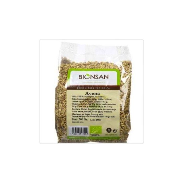 BIONSAN Avena en Grano Ecológica de Proximidad 500g - Rica en Proteína y Fibra