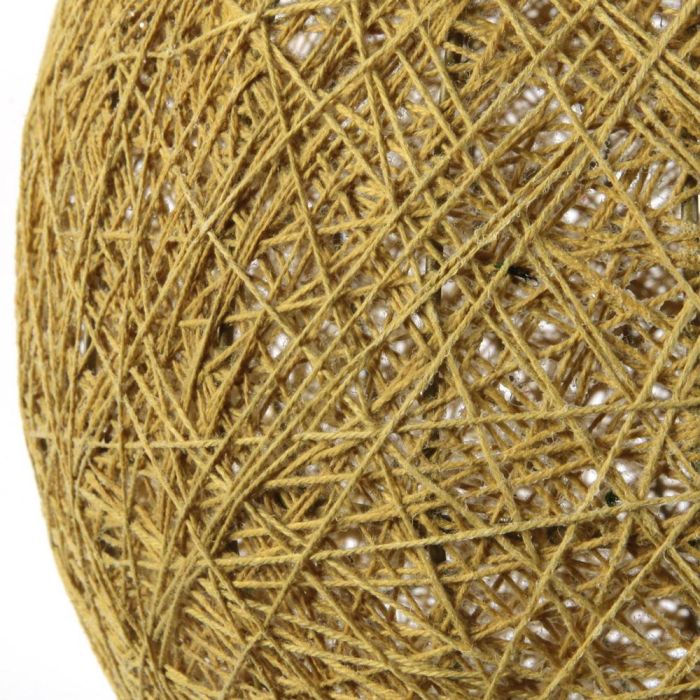Home Deco Factory Pantalla Decorativa Mostaza Tejida 30 cm 2 Home Deco Factory Pantalla Decorativa Mostaza Tejida 30 cm 2