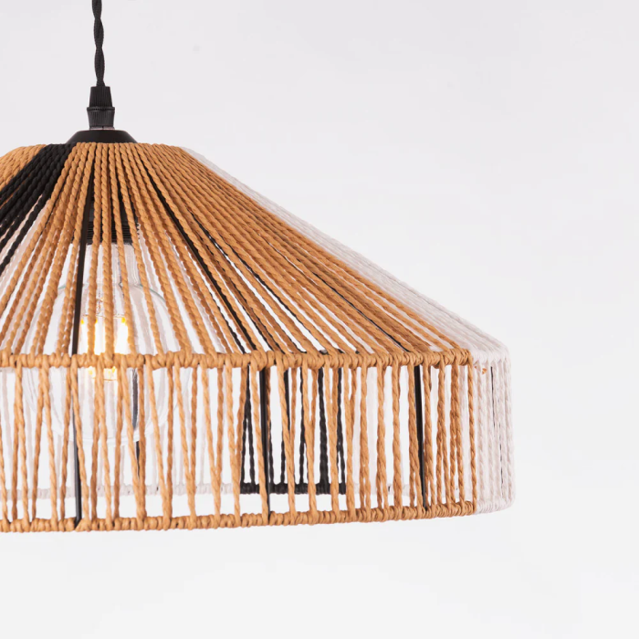 Lámpara Colgante Krefeld Cuerda Natural SKD-P80037 para Salón, Comedor, Restaurante 4