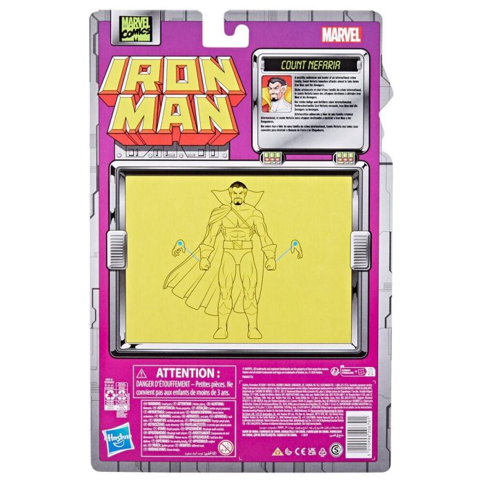 Figura Count Nefaria Iron Man Marvel 15cm 8
