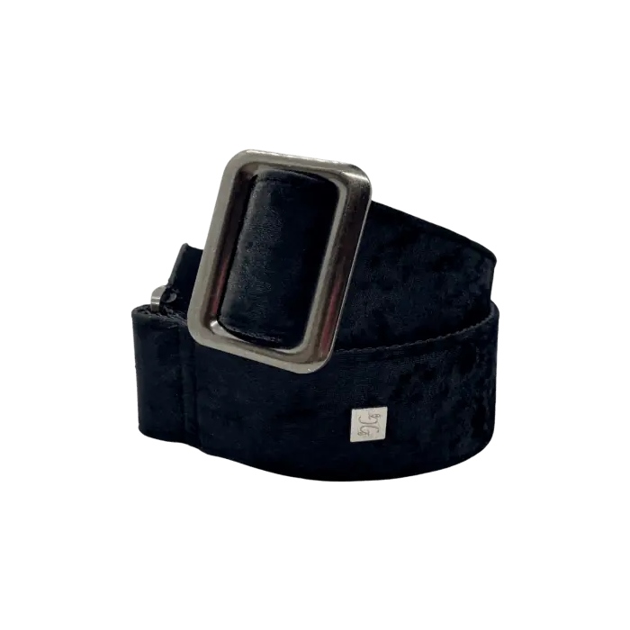 GETM Correa Guitarra Bajo Crushed Velvet Black Nylon Piel Terciopelo Ajustable Negro 165cm 1