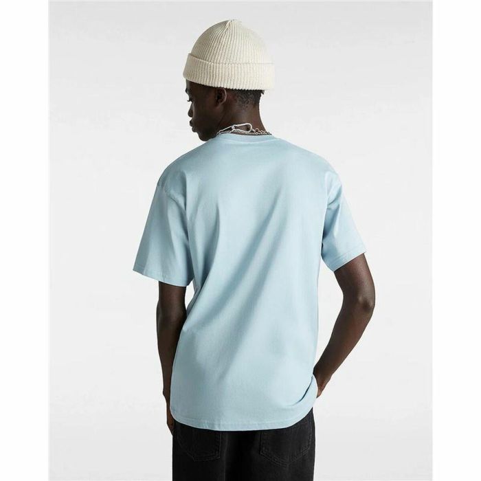 Camiseta de Manga Corta Hombre Vans VN0A5E7YCZI1 Azul cielo 3 Camiseta de Manga Corta Hombre Vans VN0A5E7YCZI1 Azul cielo 3