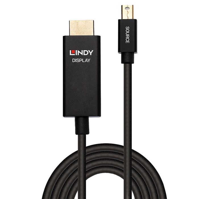 Adaptador Mini DisplayPort a HDMI LINDY 40920 Negro 50 cm 1 Adaptador Mini DisplayPort a HDMI LINDY 40920 Negro 50 cm 1