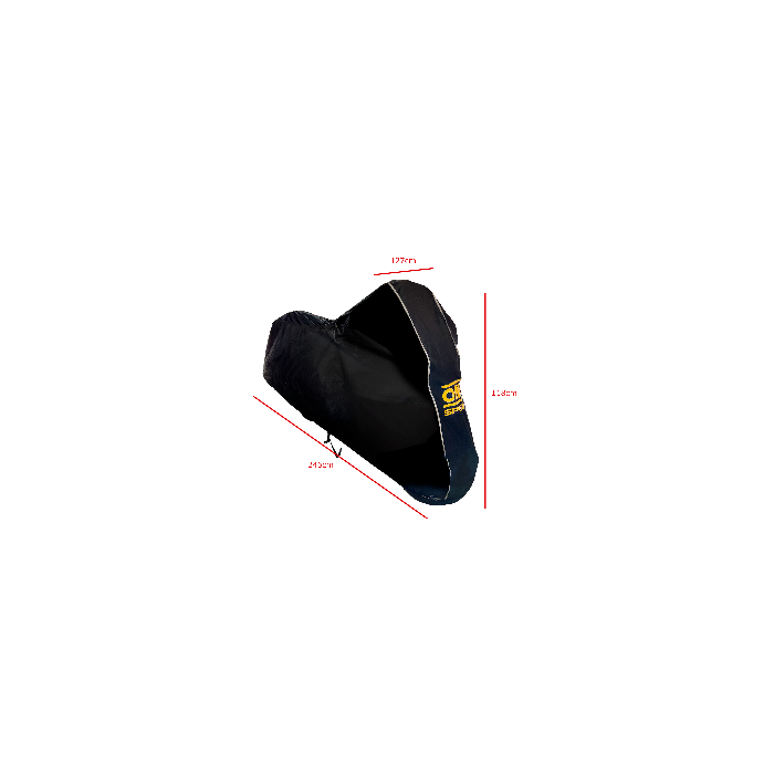 Cubre Motos OMP OMPS18020619 Negro (Talla M) 6