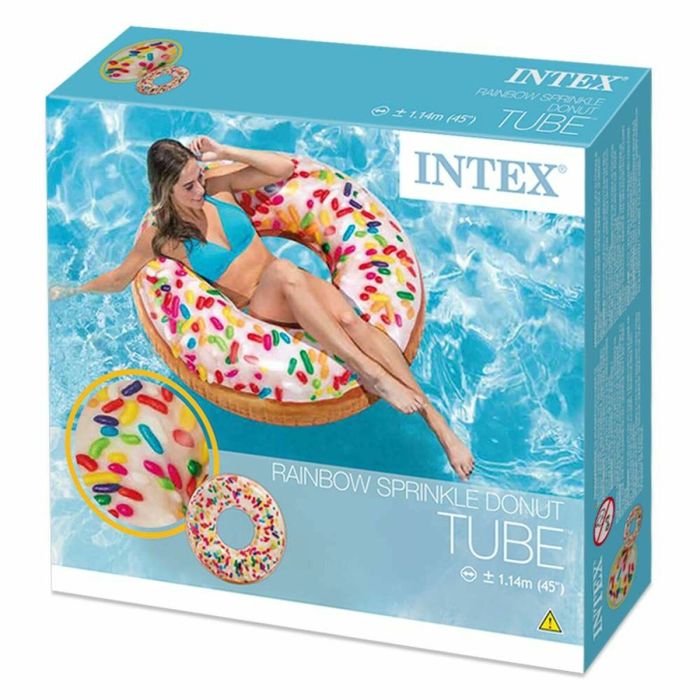 Flotador Hinchable Donut Intex Sprinkle Donut (99 x 25 cm) (Reacondicionado A+) 3 Flotador Hinchable Donut Intex Sprinkle Donut (99 x 25 cm) (Reacondicionado A+) 3