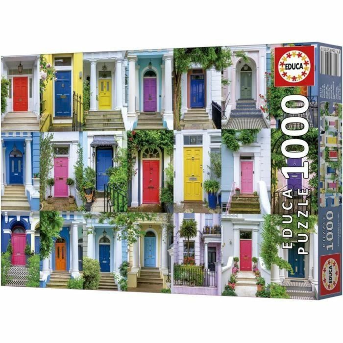 Educa AAAQE72410 Puzzle Puertas de Notting Hill 1000 piezas, temática Arquitectura, 68 x 48 cm 8