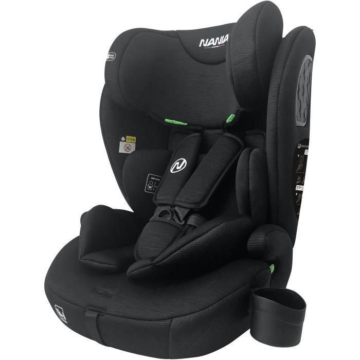 Nania NAN3760425910076 Silla de Coche Torino con Cinturón Grupo 1/2/3 Talla I con Reductor Negra Nania NAN3760425910076 Silla de Coche Torino con Cinturón Grupo 1/2/3 Talla I con Reductor Negra